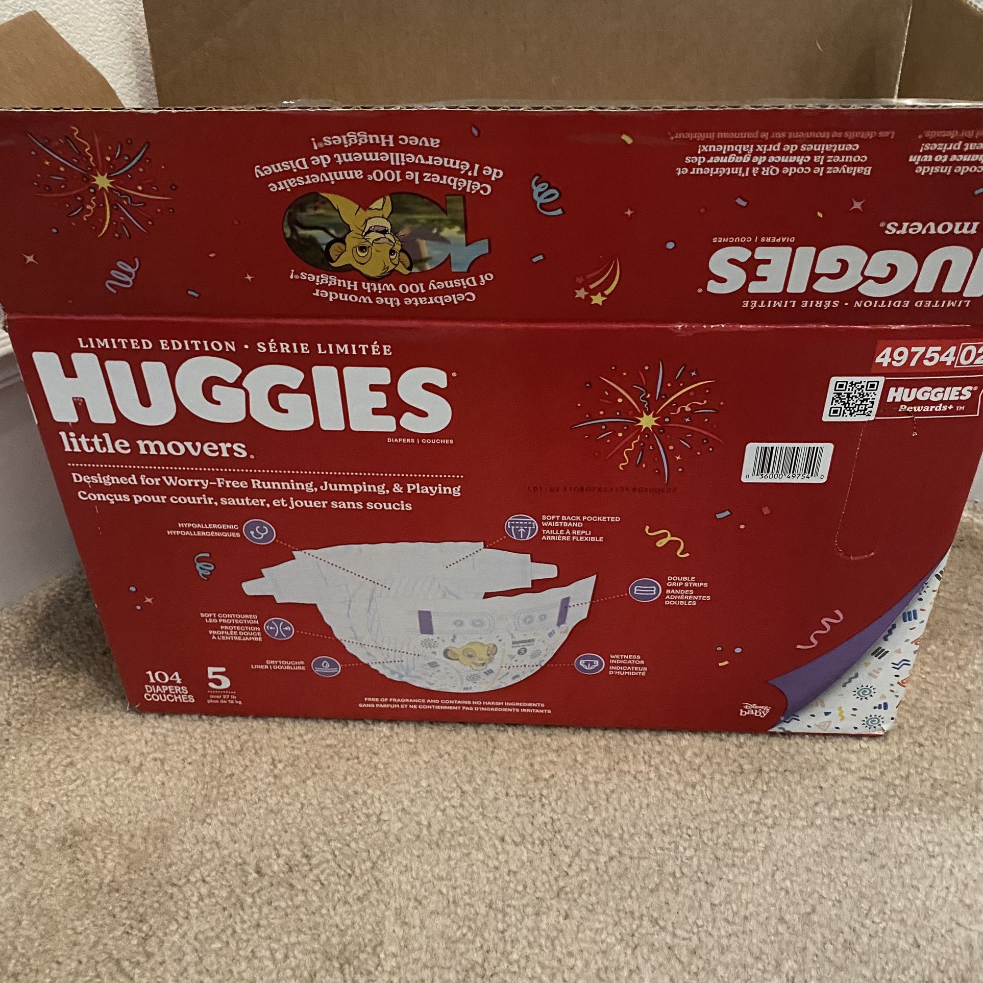 Huggies Diapers Size 5