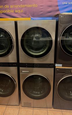 LG WashTower Stacked SMART Laundry Center 4.5 Cu.Ft. Front Load Washer & 7.4 Cu.Ft. Electric Dryer