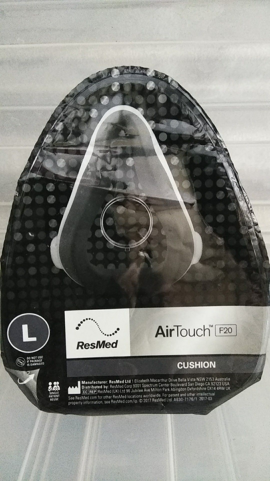 New ResMed Airtouch F20 face mask