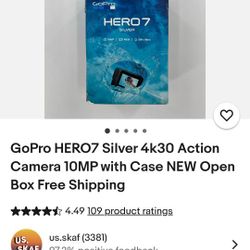 Gopro Hero 7 Silver 4k30