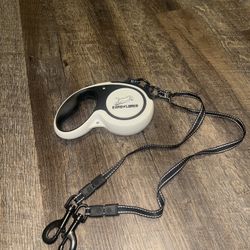 EXPAWLORER Dual Retractable Dog Leash – 16 ft Reflective Nylon Double‑Head Lockable Extendable Pet Leash