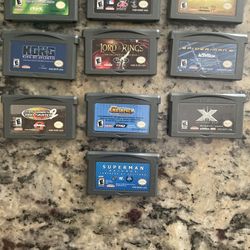 Lot Of 10 Gameboy Advance Games $1