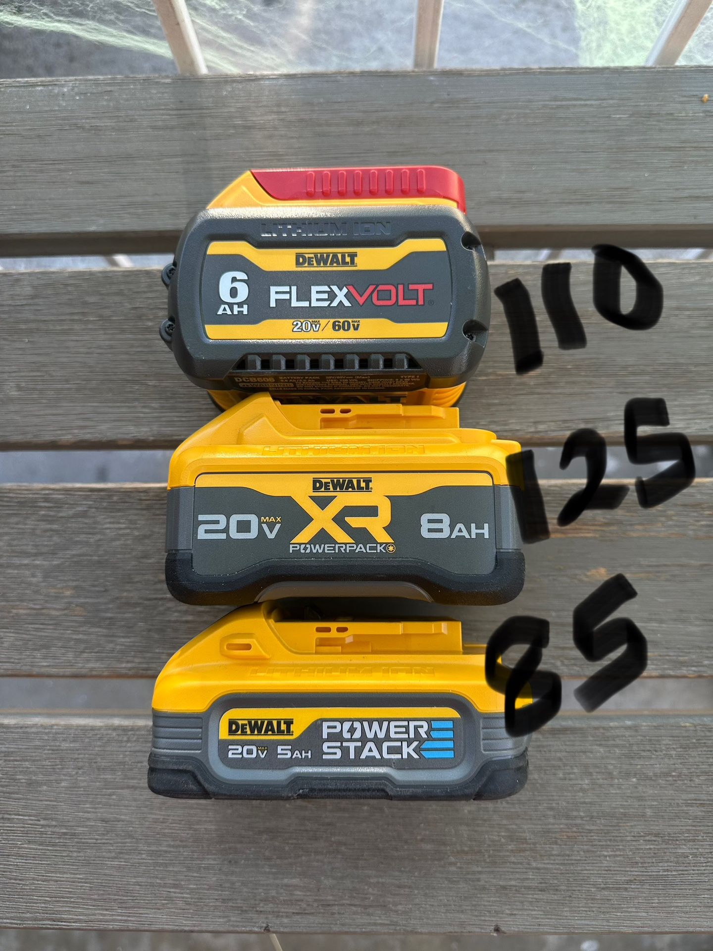 New 20v Dewalt Battery $85. N Up