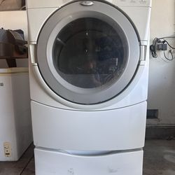 Dryer Gas Whirlpool Front Load With Pedestal