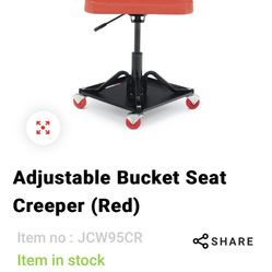 Snap On  Bucket Seat Creeper 