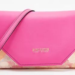 R Riveter The Patton Pink Floral Convertible Crossbody Bag