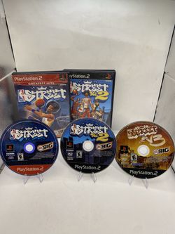 NBA Street Vol. 1, 2 & 3 Bundle Set Lot PlayStation 2