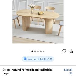 New Dining Table
