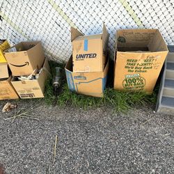 Free Boxes, Glass Holder And Dog Stairs