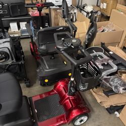 Electric Folding Mobility Scooter for Adults & Seniors - Compact, Motorized, Four Wheels 15Km Range 