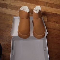 Women Brown Tan Boots Size 7