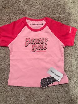 Chrome Hearts Deadly Doll Pink Tee
