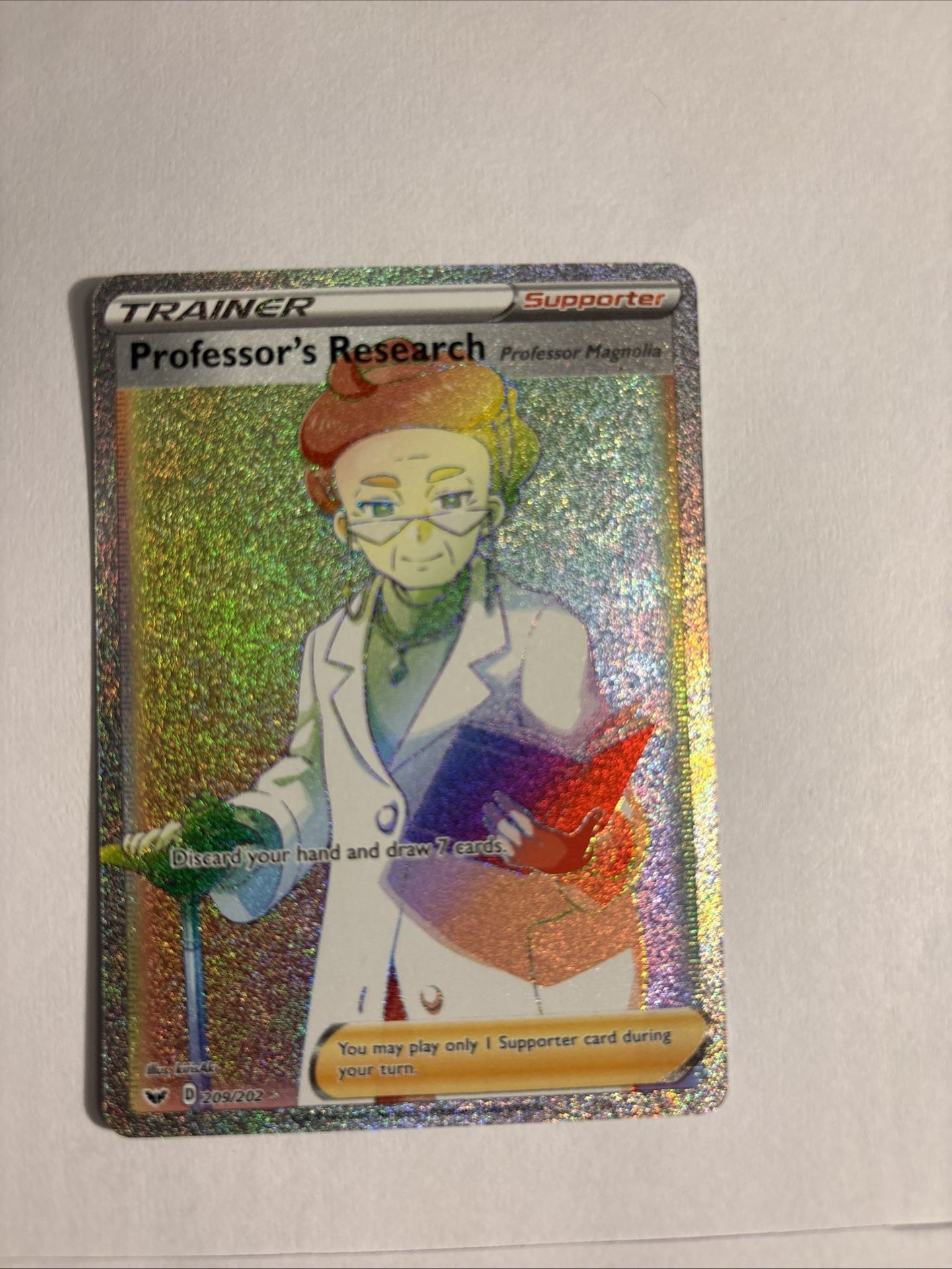 Professor's Research (Secret) 209/202SWSH01: Sword & Shield Holo NM