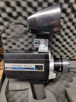 Vintage 1970s Super 8 movie camera
