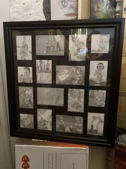 Jewelry Holder With Picture Frame On Front. Hangs On The Wall.