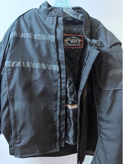 Motorcycle hard shell jacket