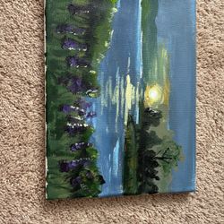 Painting of Lake Scenery