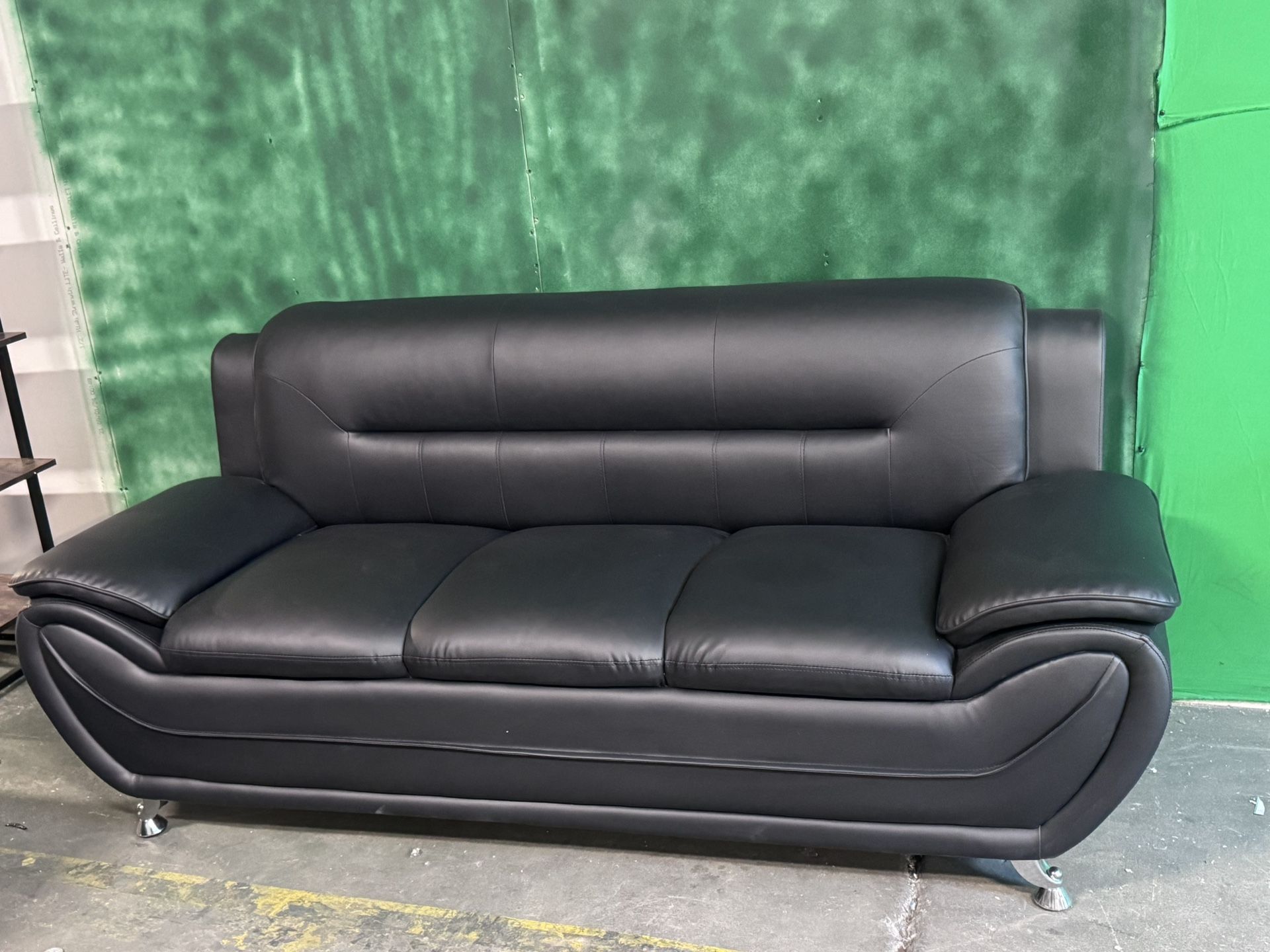 3 Piece Living Room Couch Set, Faux Leather Sofa Set, Modern Sofa Couch Set Living Room Furniture !