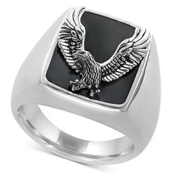 Silver Eagle Rings Size 10-12 
