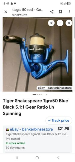 Tiger Shakespeare Tgra50 Spinning Reel