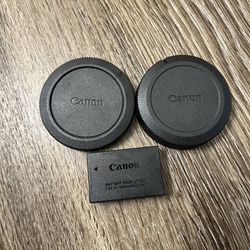 Canon Battery And Caps