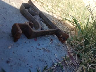 Wrought iron shelf holder or cup hanger