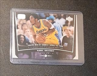 Kobe Bryant card in a hard protective case.  Mint condition.  $10