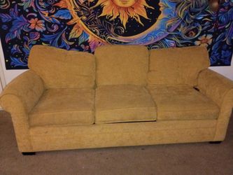 Yellow couch