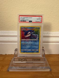 2021 POKEMON SWORD & SHIELD SHINING FATES #021 KYOGRE PSA 10