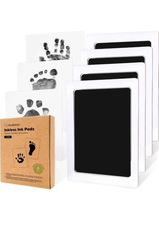 4-Pack Inkless Baby Hand and Footprint Kit