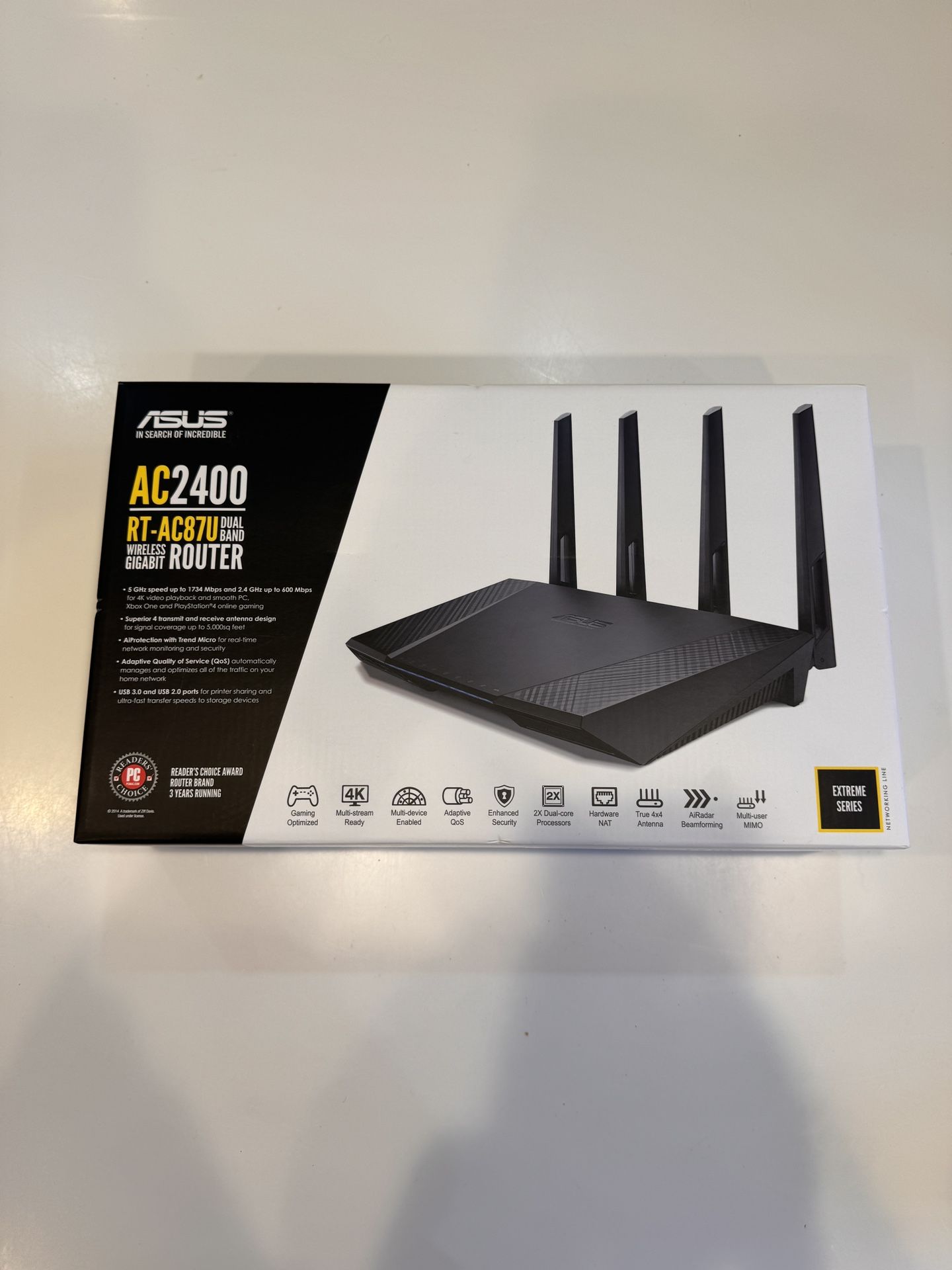 New ASUS 2400 Dual Band WiFi Router