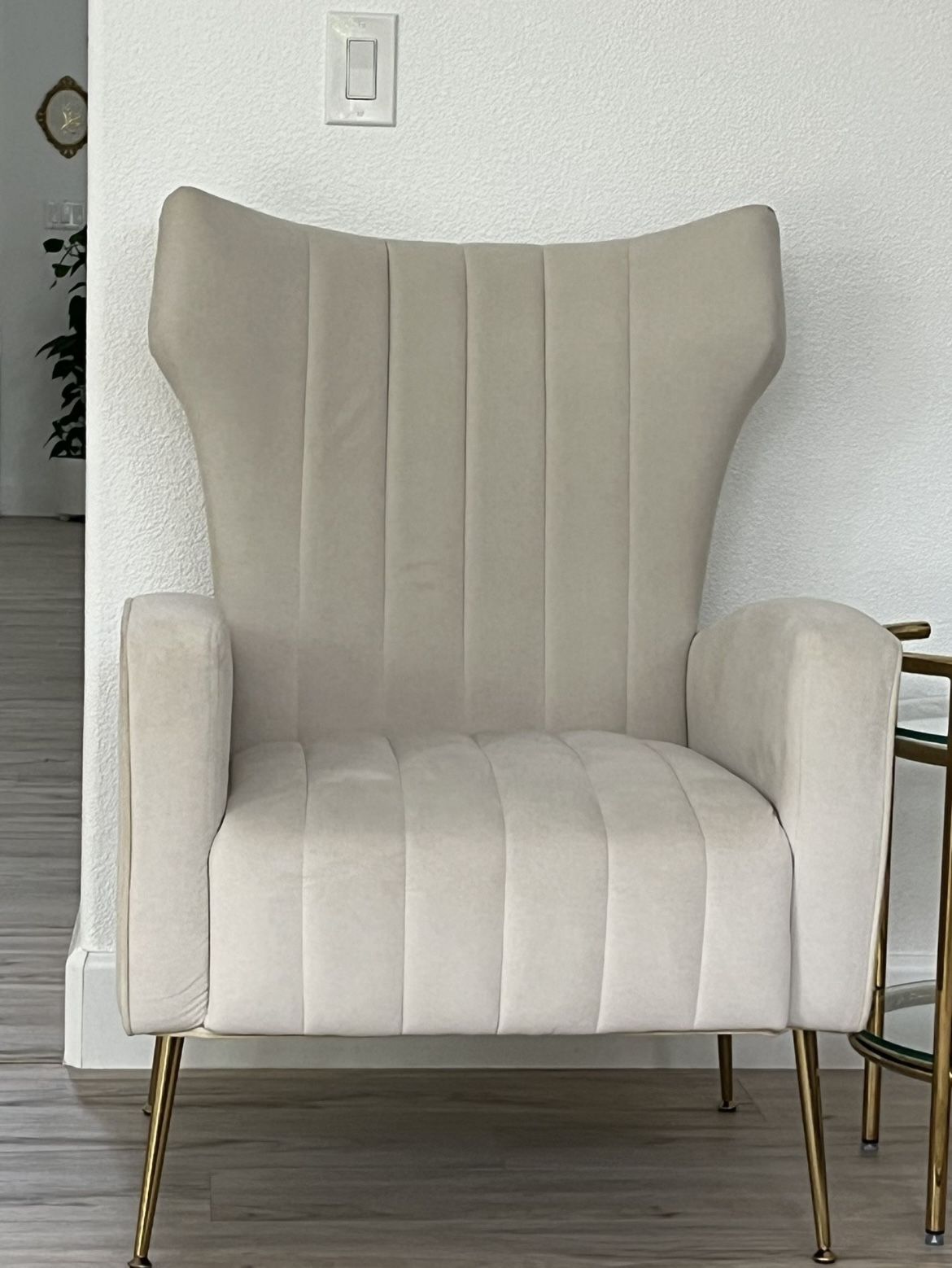 Wingback armchairs