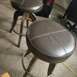 30 Inch Wooden Bar Stool Chair (2)