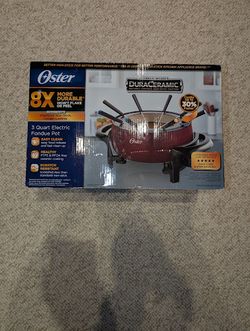 Oster Electric Fondue Pot - New