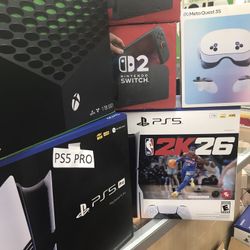 Ps5 Pro Xbox X Oculus Nintendo 2 New Sealed No Credit Needed Pay Down Only 