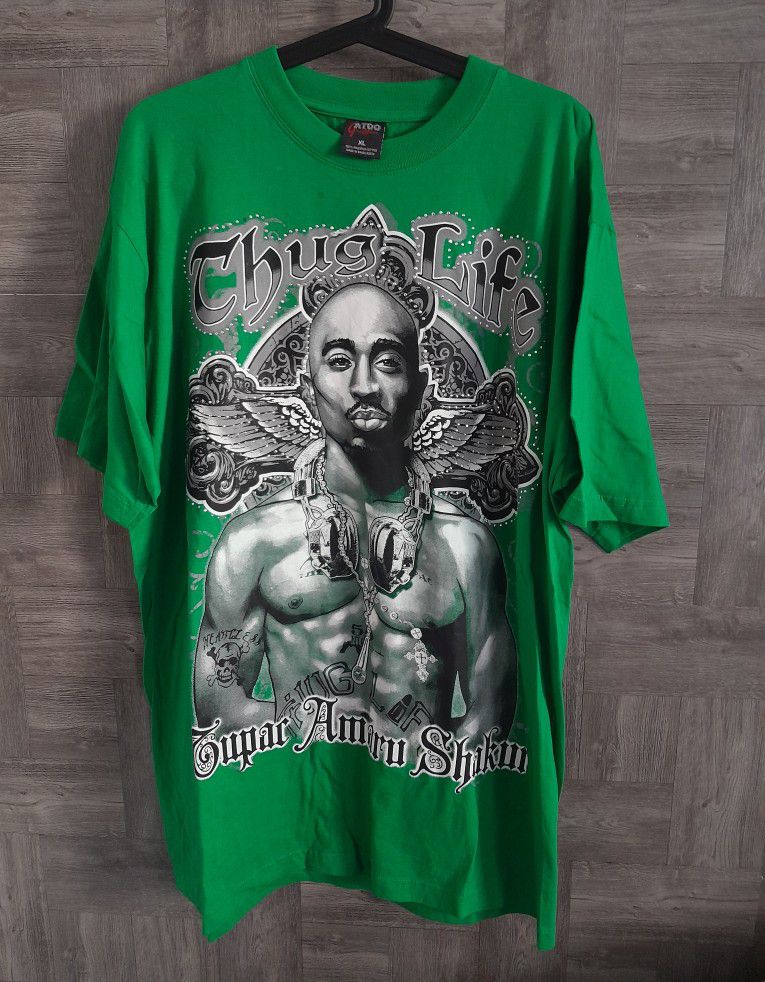 Y2k Tupac Rap Shirt