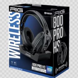 RIG 800 PRO HX wireless Gaming Headset & Multi Function Base Station For Xbox All Series, PS4,PS5, Windows 10-11- Dolby Atmos 3D Audio- 60 Hours Batt