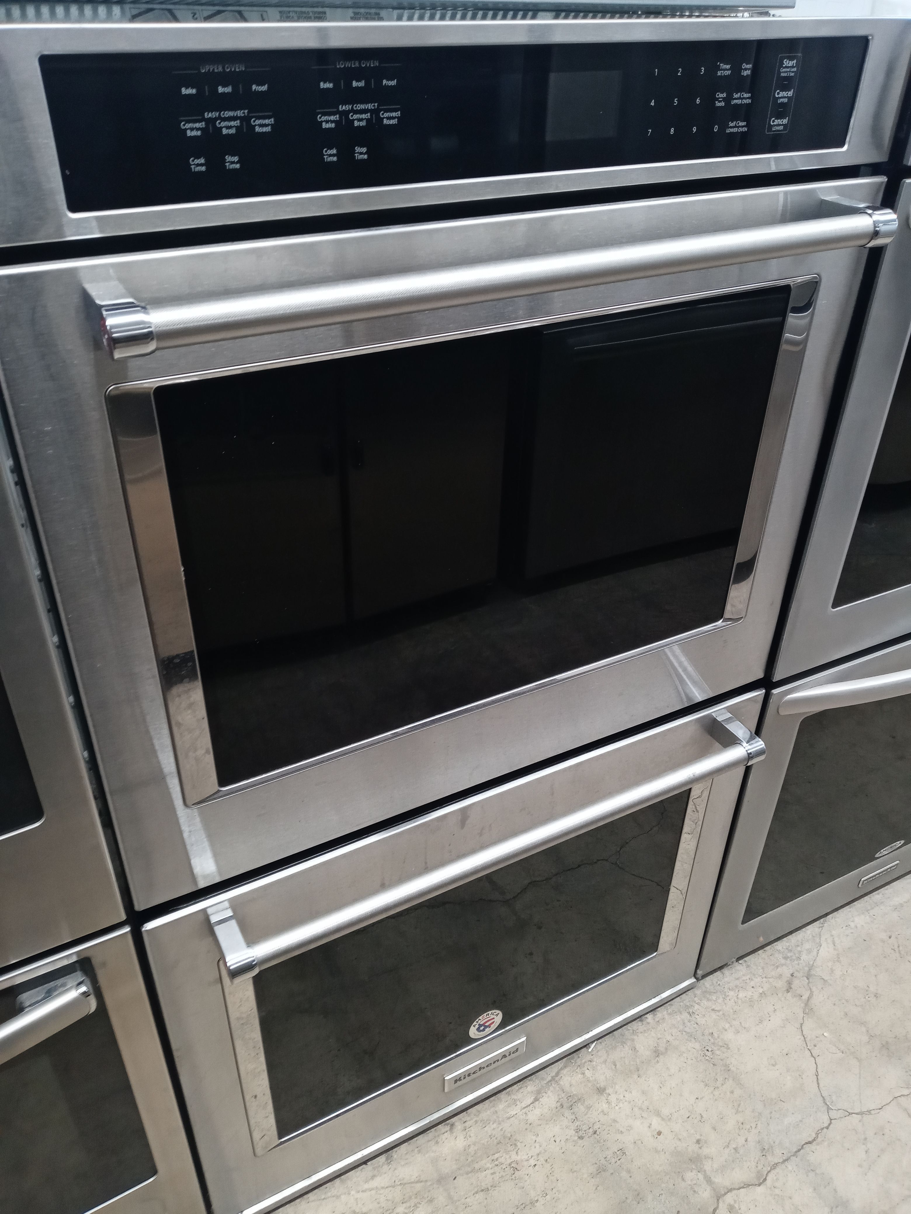 KitchenAid 30" stainless steel double wall oven - Free delivery