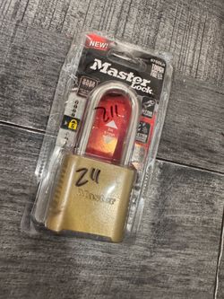 Master lock Outdoor Combination Lock, Shackle, Resettable candado de combinación para exteriores