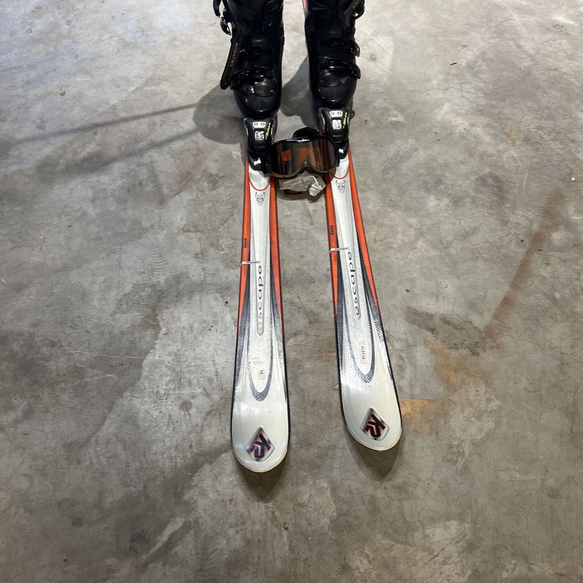 K2 Skis Salomon Boots Belle Goggles Leki Poles