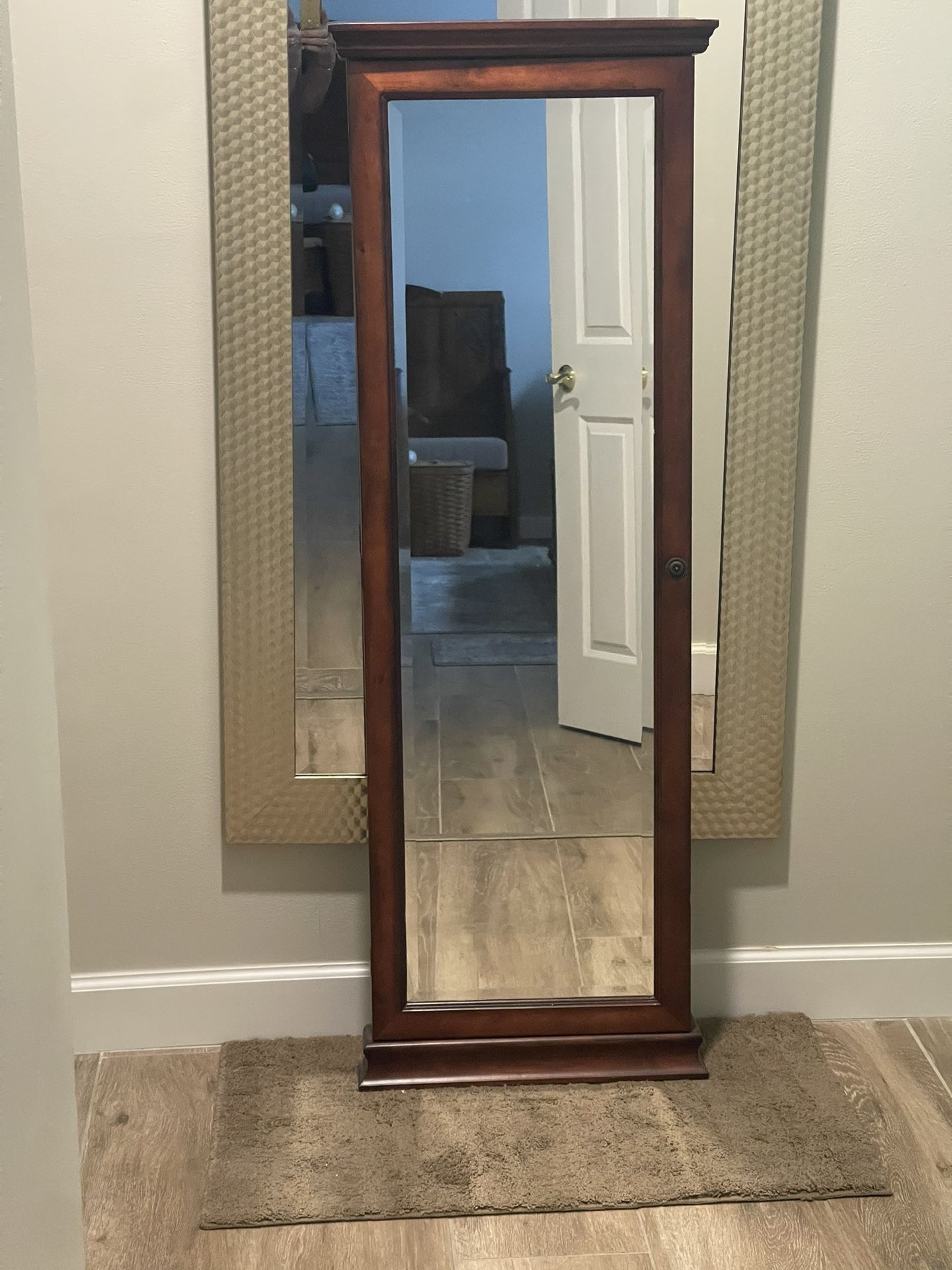 Wall Mounted Jewelry Armoire