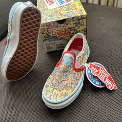 Where’s Waldo Kids Vans Size 12 Kids