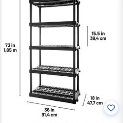 Plano 5 Shelf Heavy Duty Storage Unit