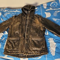 Carbon2Cobalt Leather Jacket!
