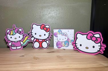 Hello Kitty Wood Signs