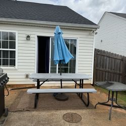 Lifetime 6 ft. Classic Folding Polyethylene Picnic Table, Gray
