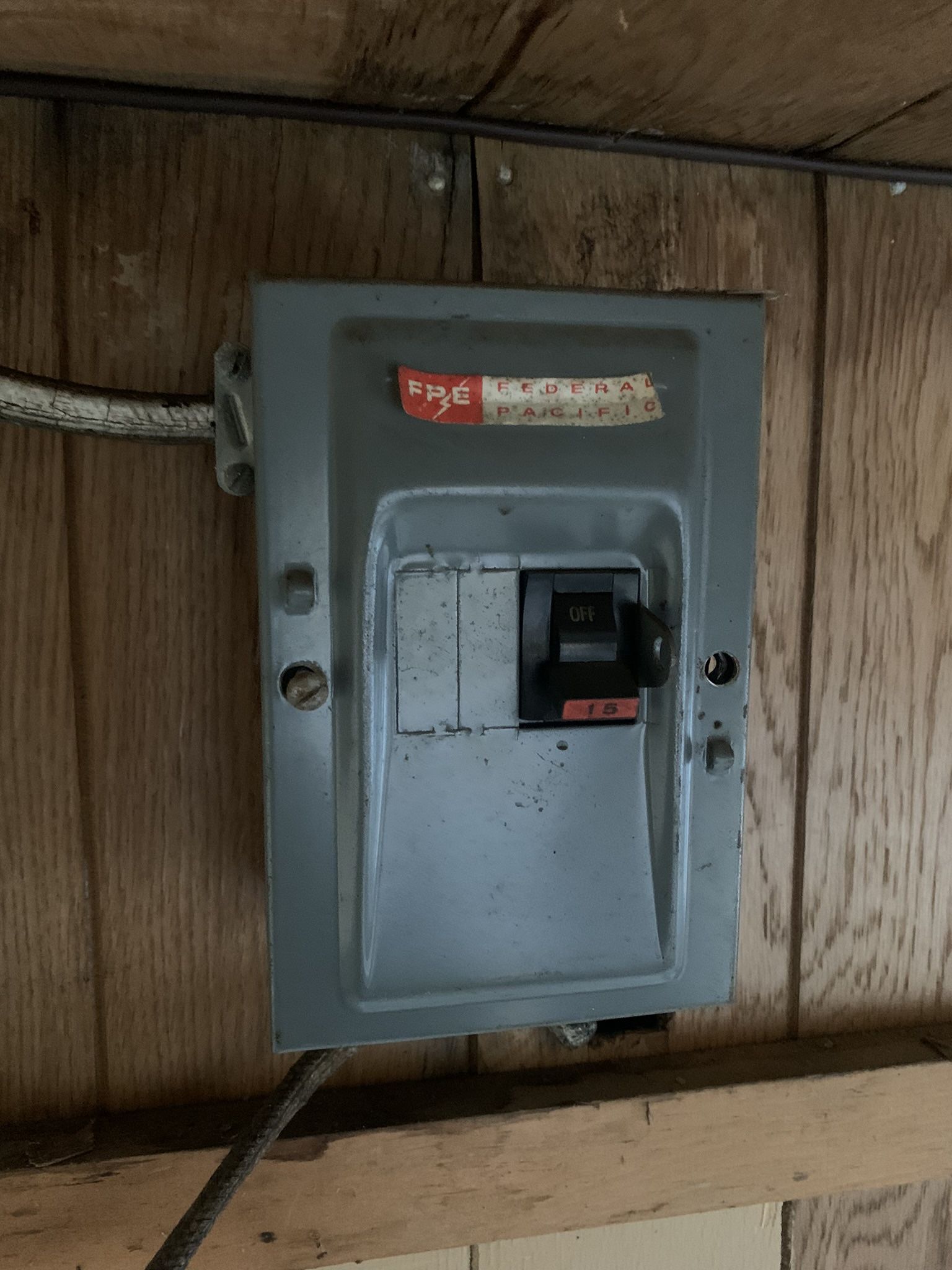 Breaker Box From Old Camper