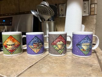 4 coffee cups