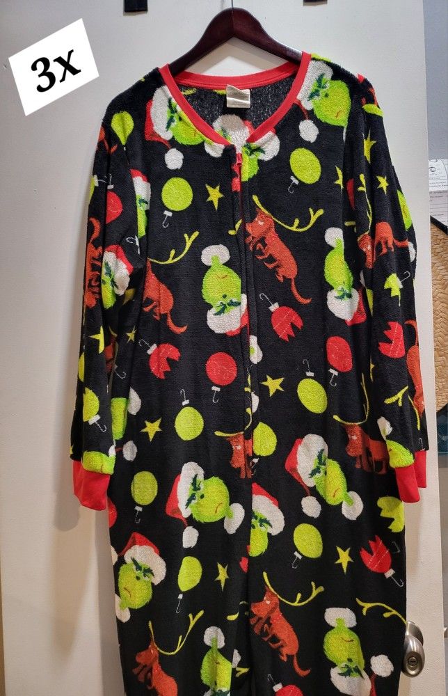 Christmas Onesies Grinch 3x