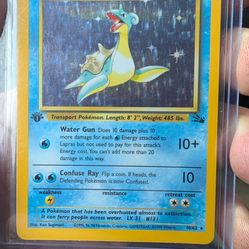 Lapras 1st edition # 10/62
